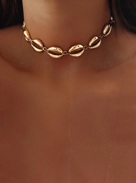 By The Sea Choker | Gold