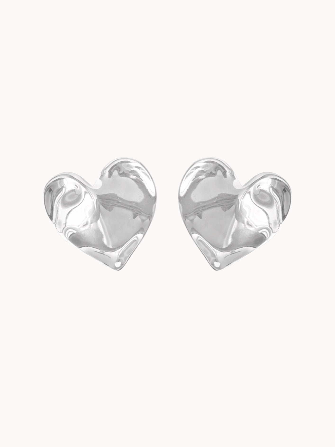 Pendientes Hearts On Fire | Plateados