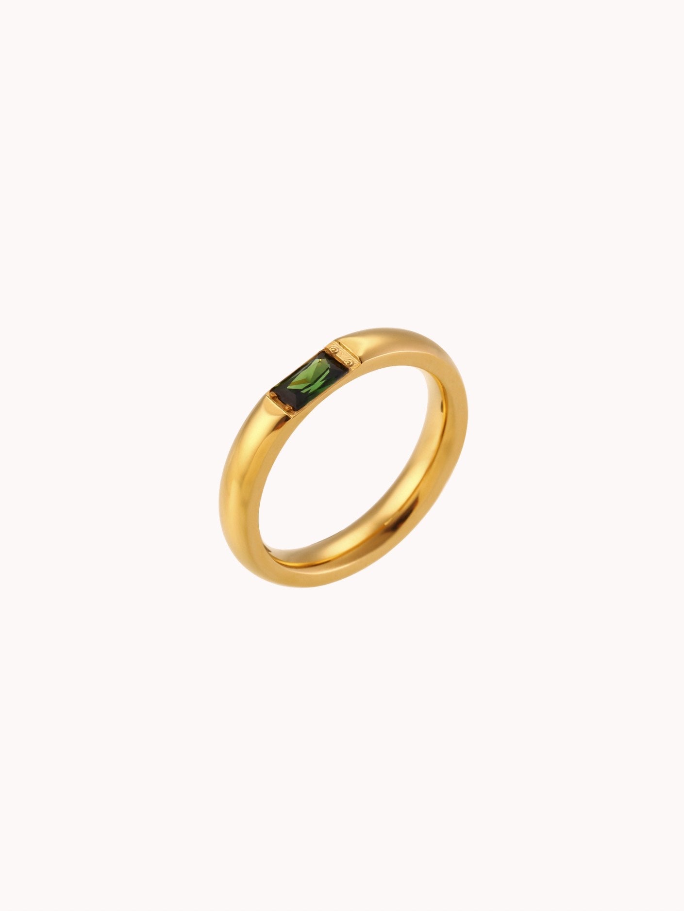 Anel Feeling Lucky | Verde | Dourado